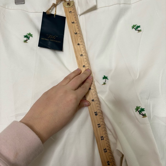 Brooks brothers pink trousers with palm tree print 14 nwt - Picture 7 of 8